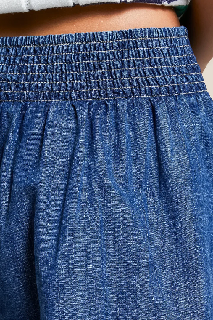 Lohan Paradise Denim Skort - Delta Swanky Girl