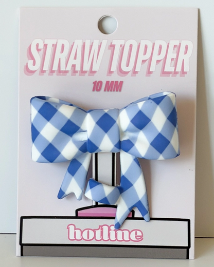 LARGE BOW STRAW TOPPERS - Delta Swanky Girl