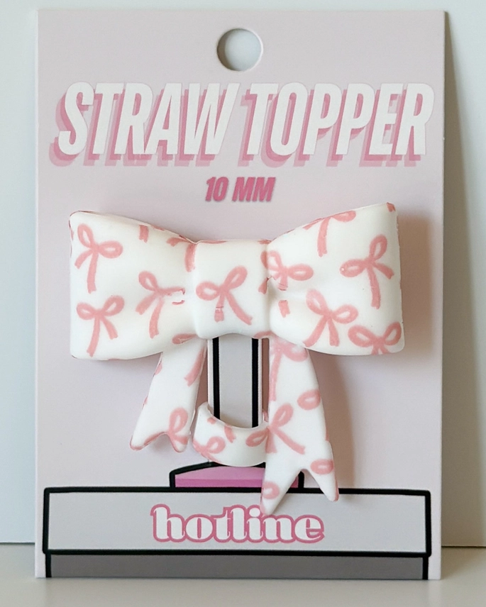 LARGE BOW STRAW TOPPERS - Delta Swanky Girl