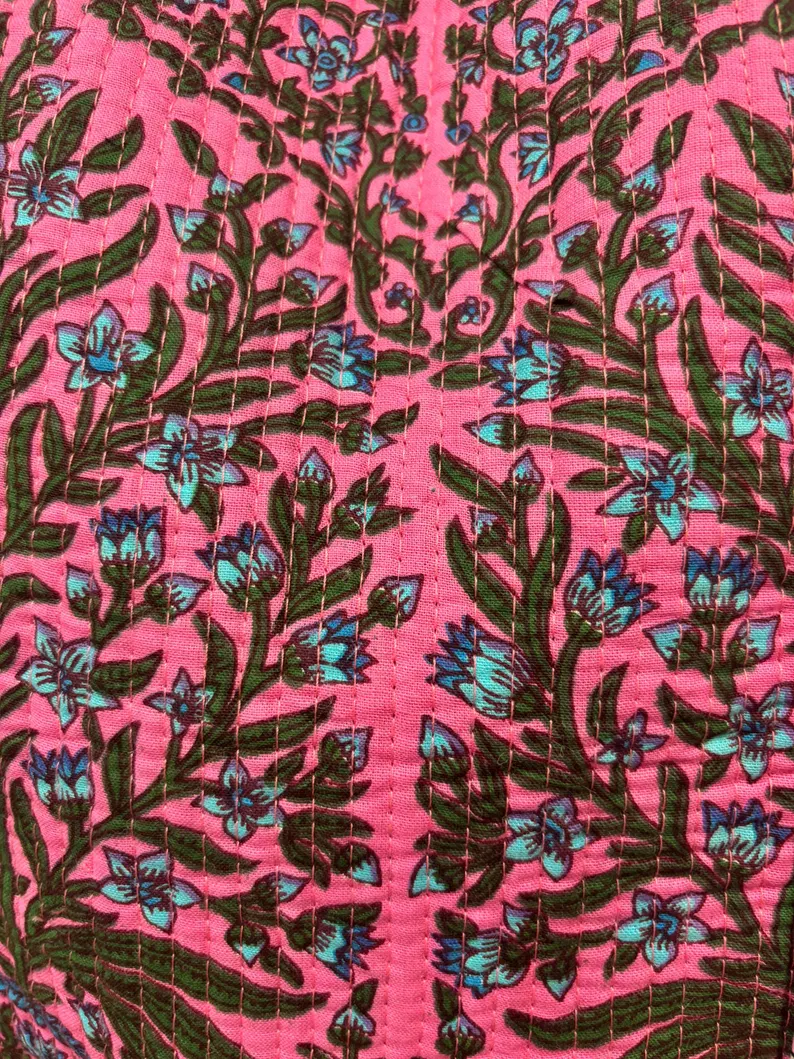 Raja Quilted Tote - Summer Vine - Delta Swanky Girl
