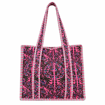 Raja Quilted Tote - Summer Vine - Delta Swanky Girl