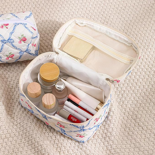 Tie The Knot Train Case (Blue)