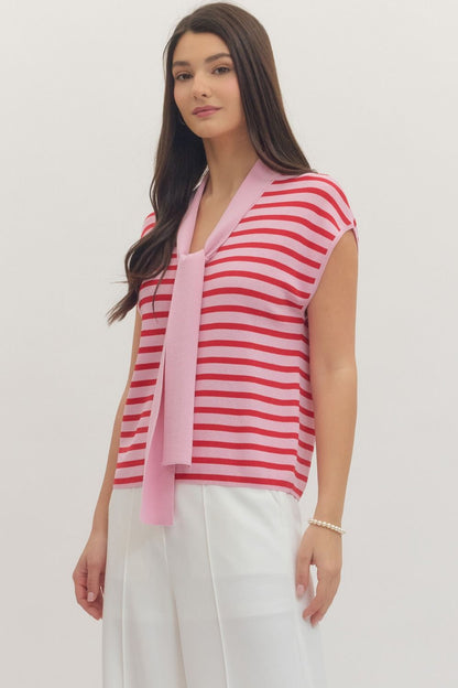Tea Time Sweater Wrap Knit Top - Delta Swanky Girl