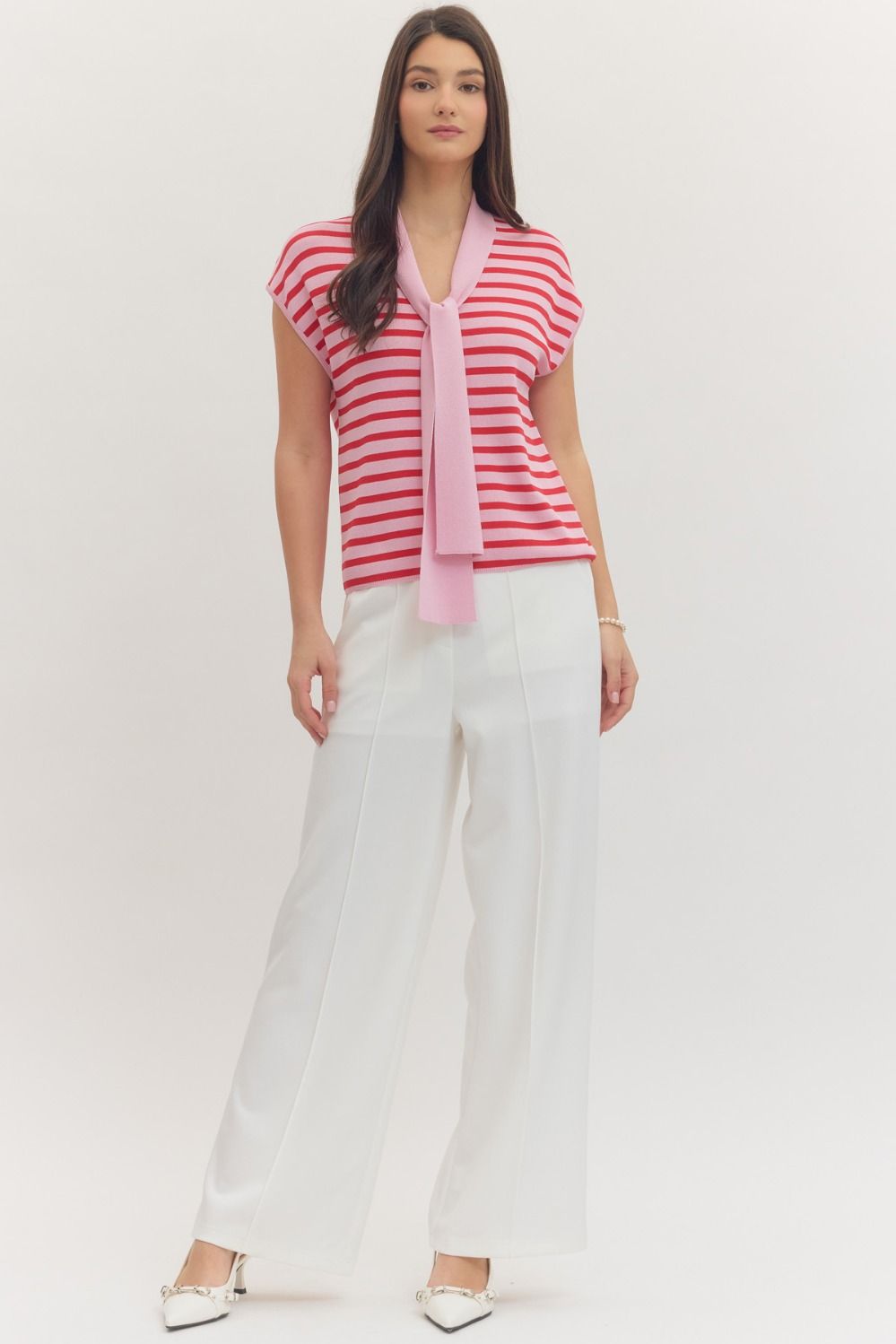 Tea Time Sweater Wrap Knit Top - Delta Swanky Girl