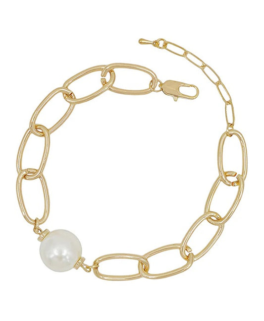 Mermaid Pear Bracelet (Gold)