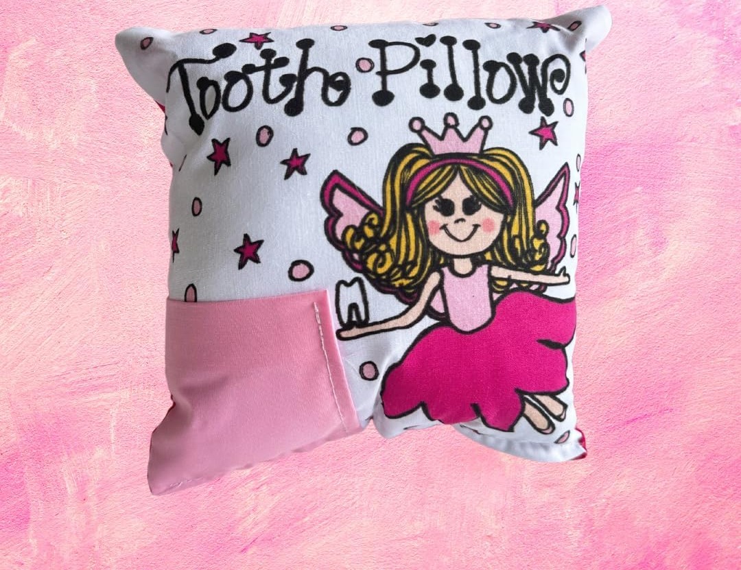 Tooth Fairy Pillow - Pink Blonde - Delta Swanky Girl