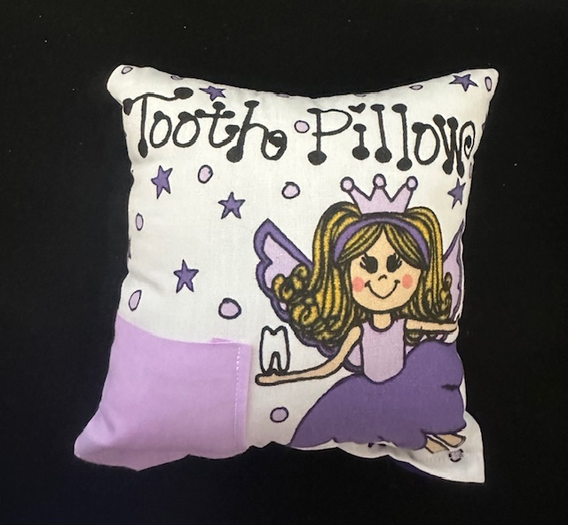 Tooth Fairy Pillow - Purple Blonde