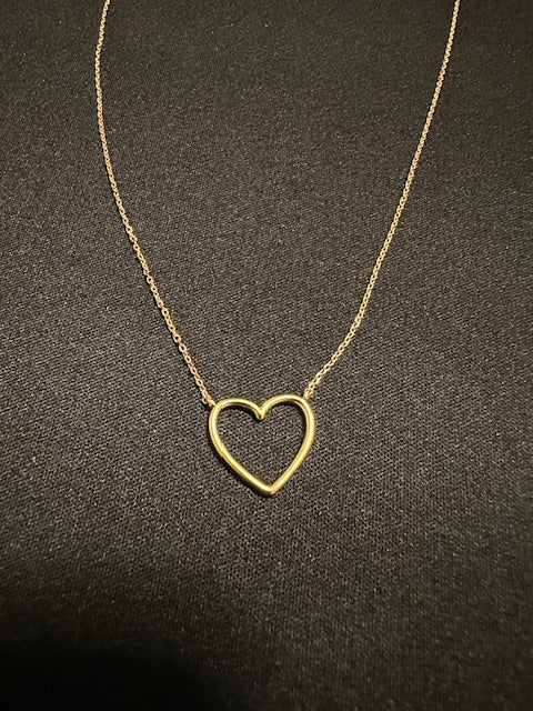 True Love Heart Necklace (Gold)