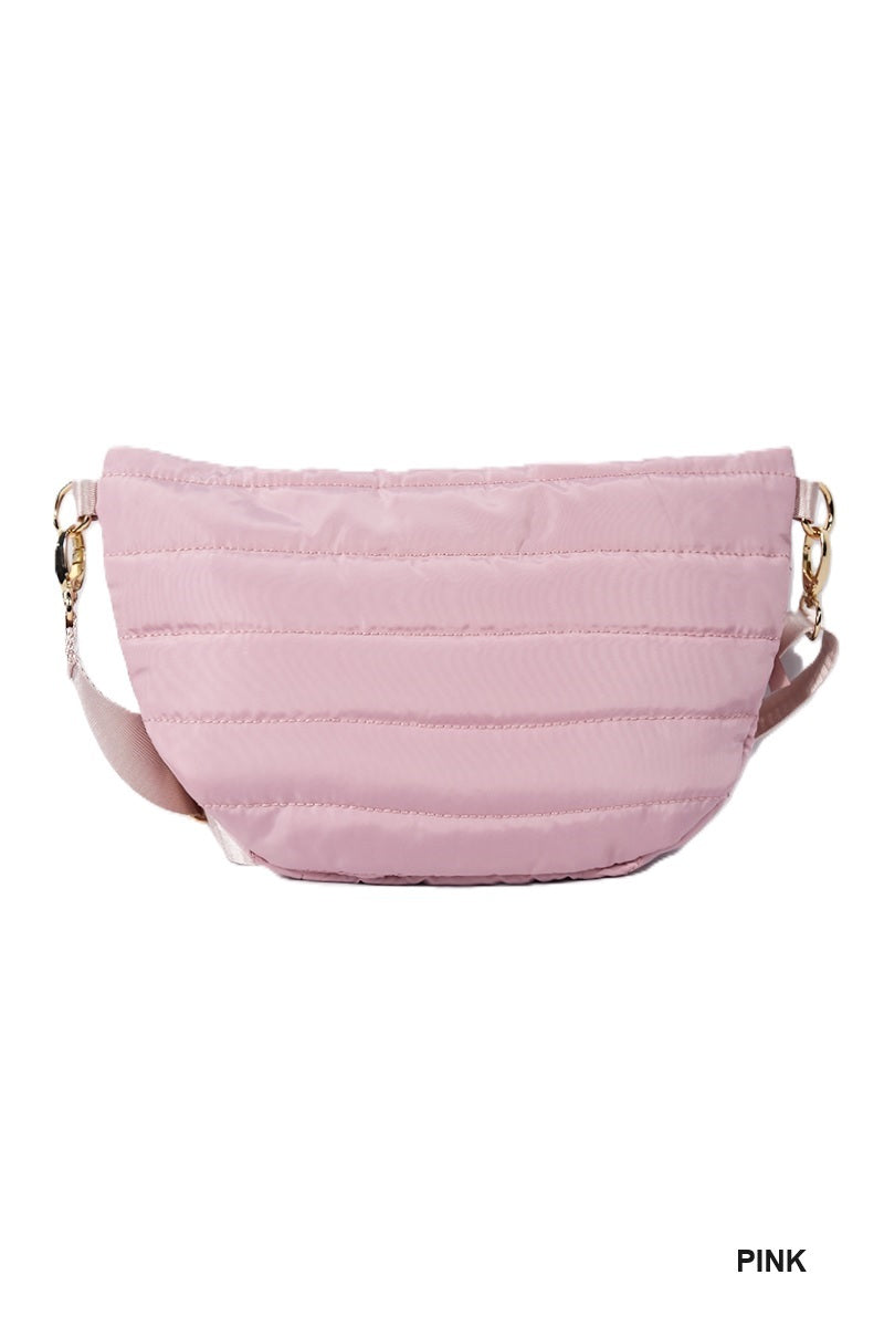 Jolie Puffer Belt Bag (Pink)