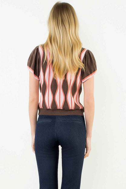 Donnelly Abstract Stripe Sweater