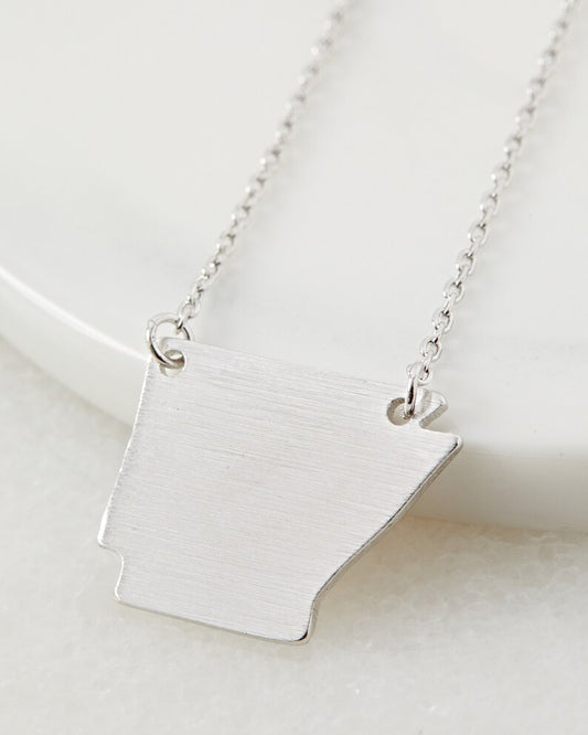 State Legacy Necklace (White Gold)