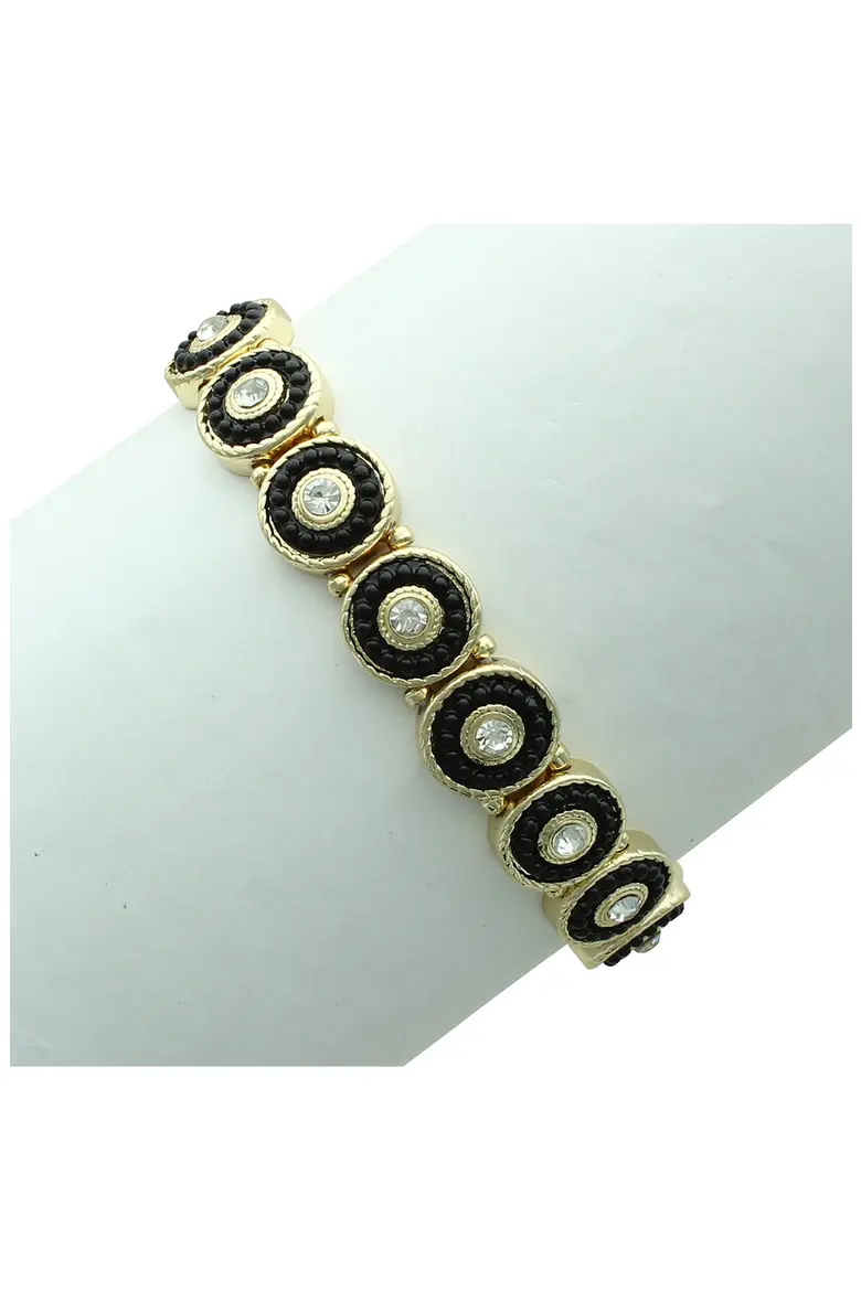 Bold & Beautiful Onyx Stretch Bracelet