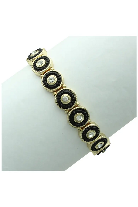 Bold & Beautiful Onyx Stretch Bracelet