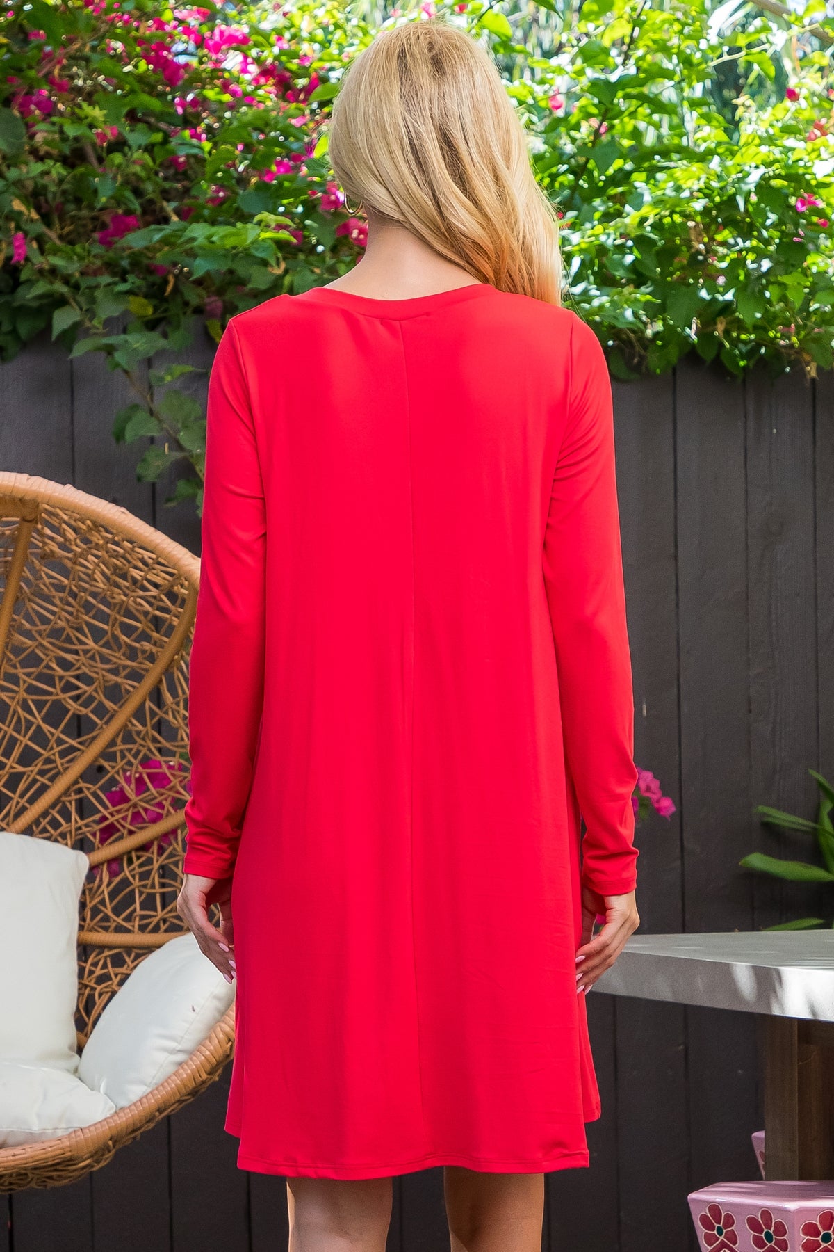 All Things New Swing Dress (Red)