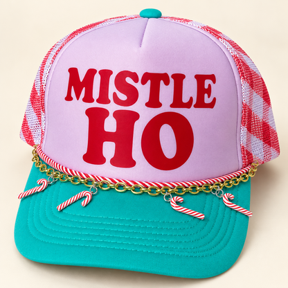 The Merry Mischief Trucker Hat | Embellished Christmas Hat