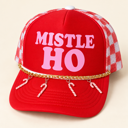 The Merry Mischief Trucker Hat | Embellished Christmas Hat