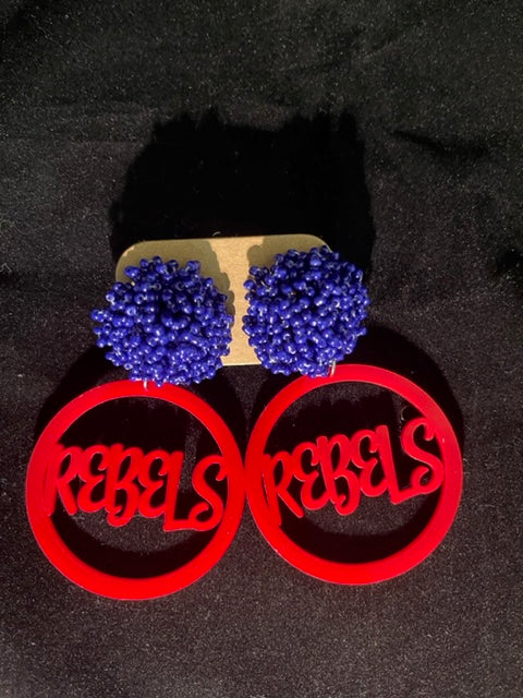 Swanky Design Earrings (Rebels) - Delta Swanky Girl