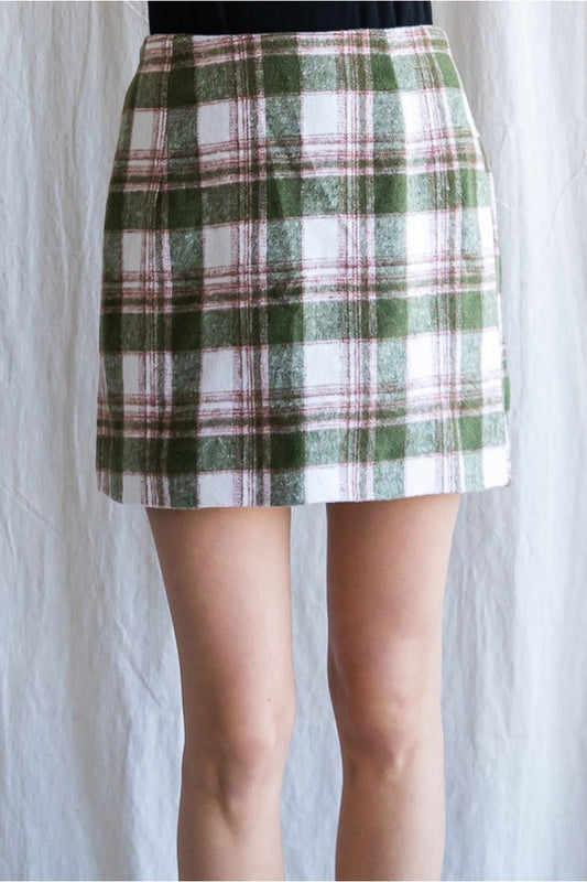 Wasting Minutes Skirt - Delta Swanky Girl