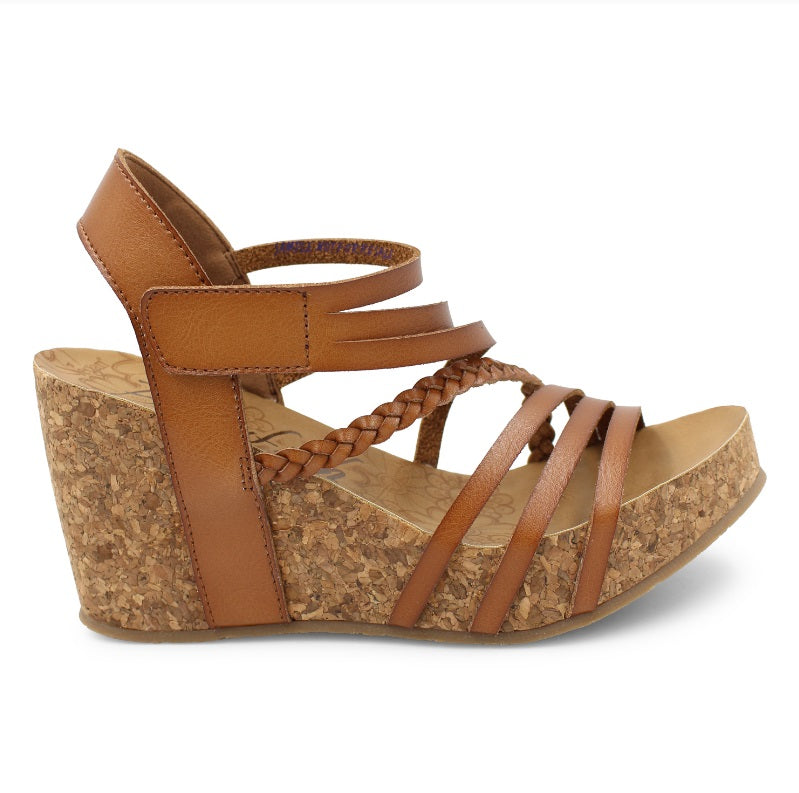 Mandy-B Wedge (Brown) - Delta Swanky Girl