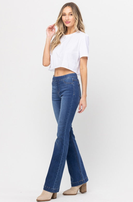 Dare To Flare Jeans - Delta Swanky Girl