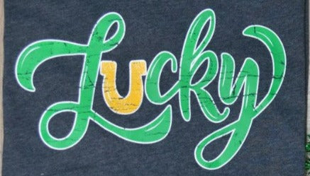 Lucky Chic Graphic Tee - Delta Swanky Girl