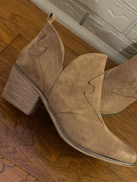The Carigan Boot (Taupe) - Delta Swanky Girl