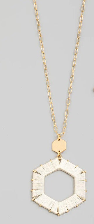 Southern Soul Necklace (White) - Delta Swanky Girl
