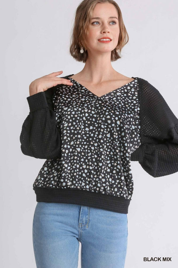 Perfect Beginnings Top (Black) - Delta Swanky Girl