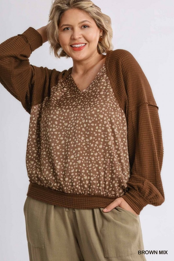 Curvy Perfect Beginnings Top (Brown) - Delta Swanky Girl