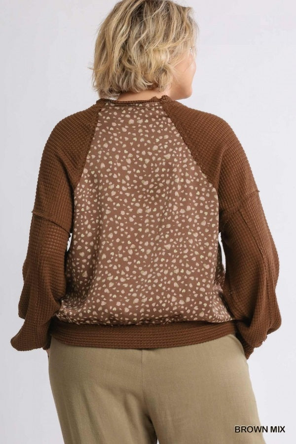 Curvy Perfect Beginnings Top (Brown) - Delta Swanky Girl